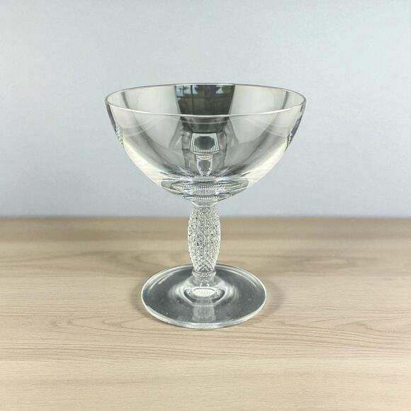 Vintage Villeroy & Boch Francesa Coupe Champagne Glasses Set of 5 - Picture 1 of 9